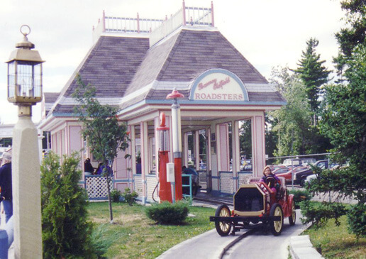 1993 Barney Oldfield Roadster attraction arrives at Funtown USAs